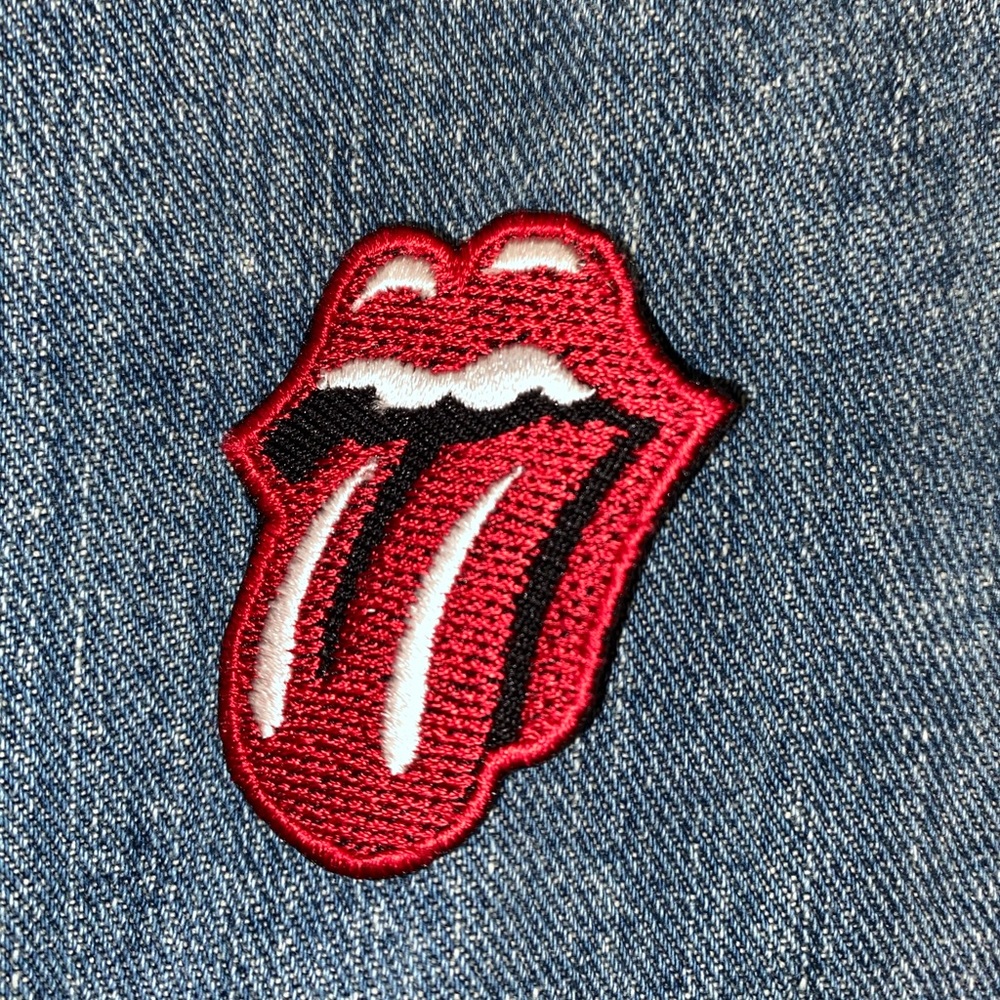 Rolling Stones iron on patch 👅 🎸